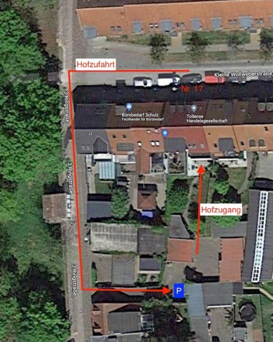 Freundliche Wohnung Mit Parkplatz Und Terrasse Neubrandenburg Exterior photo